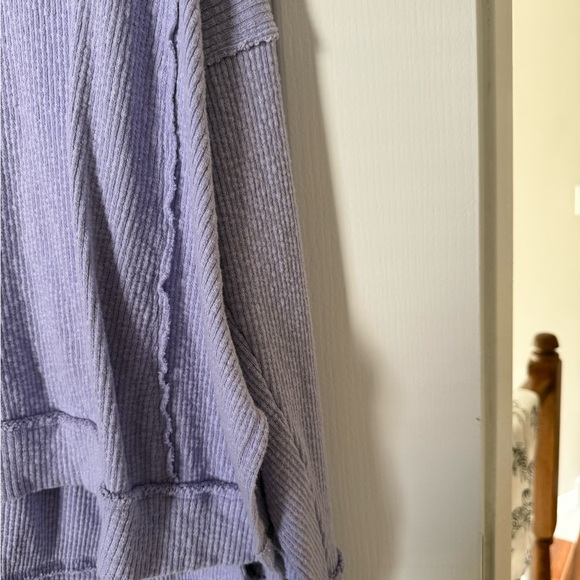 Free People Half-Zip Tunic Pullover Sweater - Picture 4 of 4